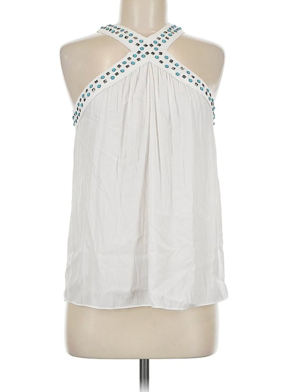 Ramy Brook Shayne Studded Halter Top